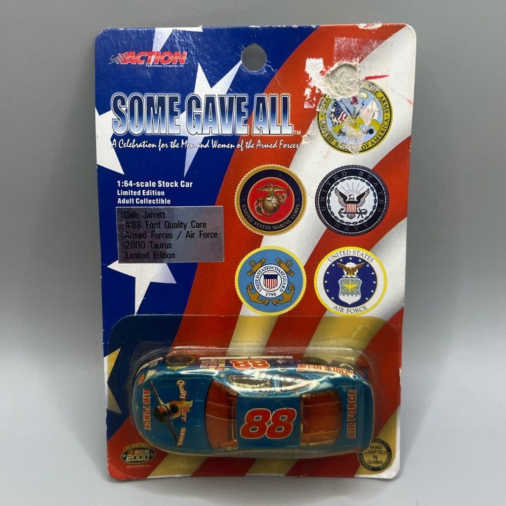 Action Racing Dale Jarrett #88 2000 Ford Taurus Air Force Some Gave All Series